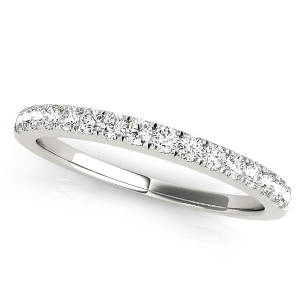 Straight Diamond Wedding Band (1/8 ct. tw.) — View 1