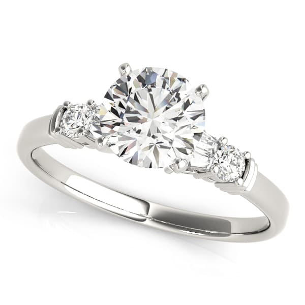 Engagement Rings Fancy Shape Bague — style 50298 in 10k White Gold