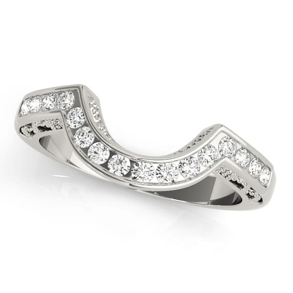 Wedding Bands Curved Bands (0.16 ct. tw.) — View 1