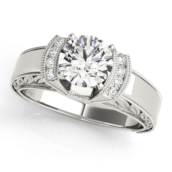 Engagement Rings Remounts — style 50339 in 10k White Gold