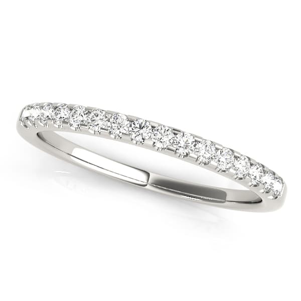 Shared Prong Wedding Band (1/4 ct. tw.) — View 1