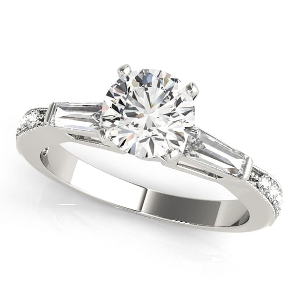 Engagement Rings Fancy Shape Bague — style 50349 in 10k White Gold