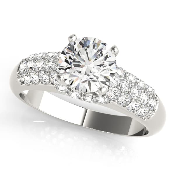Engagement Rings Pavé — style 50381 in 10k White Gold