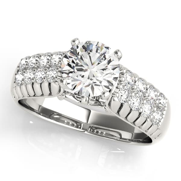 Engagement Rings Pavé — style 50412 in 10k White Gold