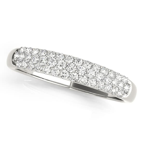 Multirow Pavé Wedding Band (0.42 ct. tw.) — View 1