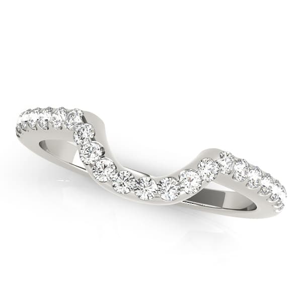 Curved Wedding Bands — D (0.29 ct. tw.) — View 1