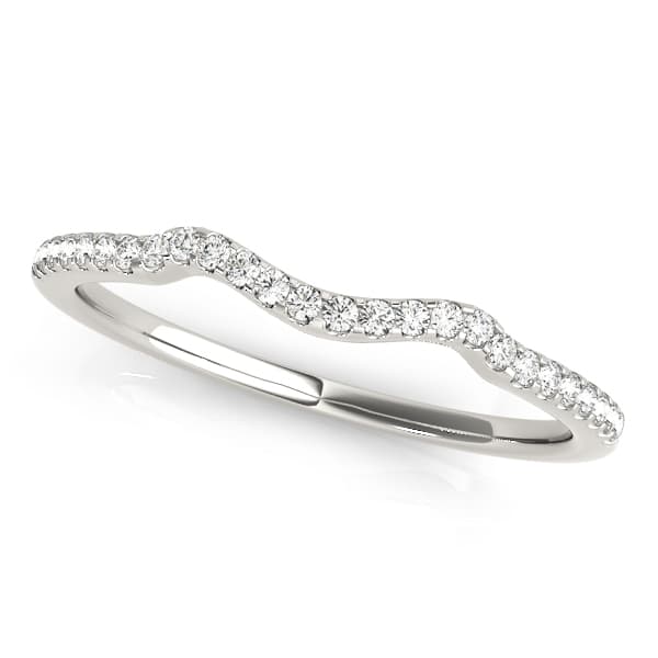 Curved Wedding Bands (1/8 ct. tw.) — View 1