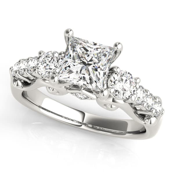 Vintage-Inspired Engagement Ring — style 50583 in 10k White Gold