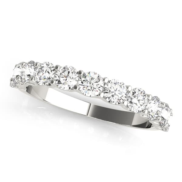 11-Stone Shared Prong Wedding Band — 6 PT (2/3 ct. tw.) — View 1