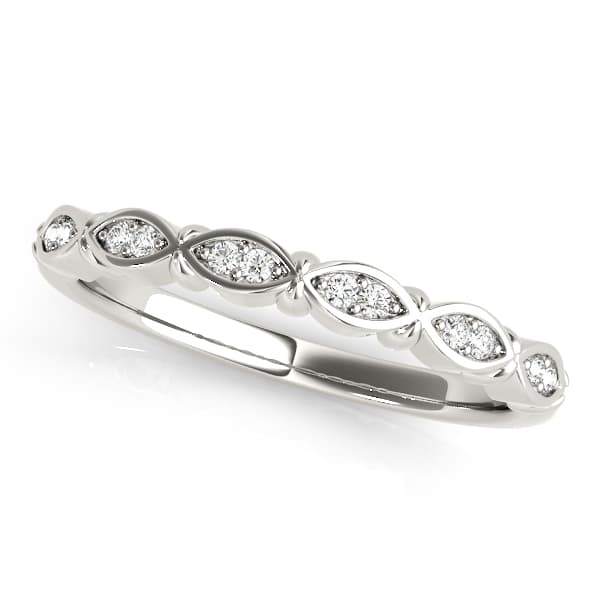 Vintage-Inspired Wedding Band (0.09 ct. tw.) — View 1