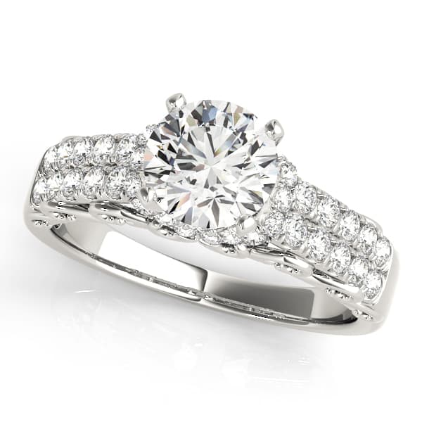 Engagement Rings Multirow — style 50777 in 10k White Gold