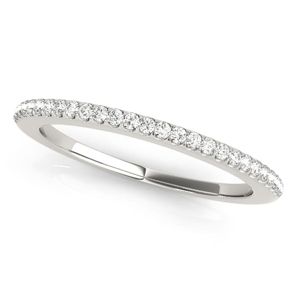 Shared Prong Wedding Band (1/8 ct. tw.) — View 1