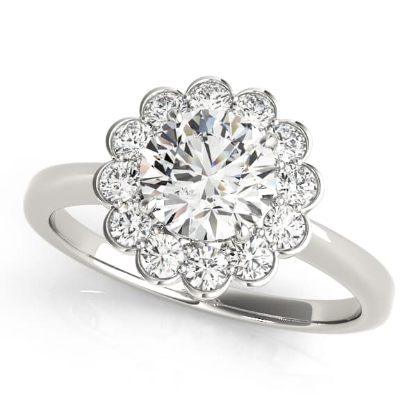 No Dias On Shank in 10k White Gold