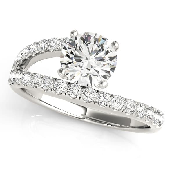 Split Shank Engagement Ring — style 50850 in 10k White Gold
