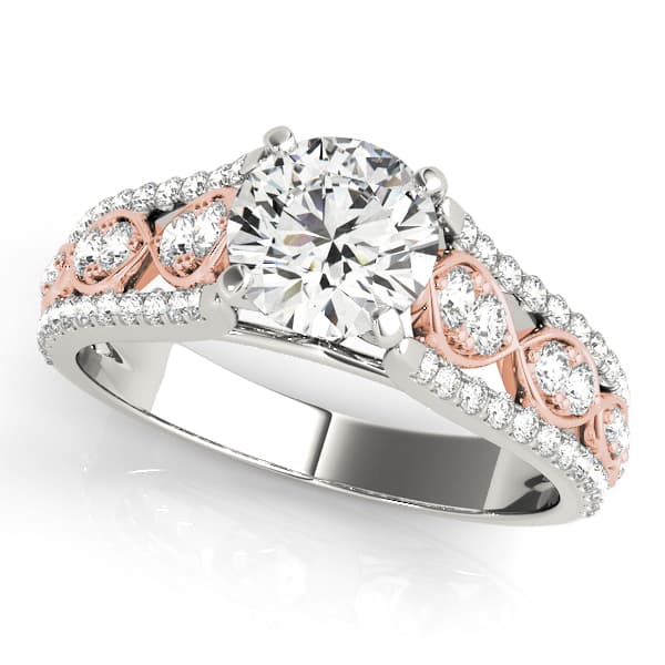 Multirow Infinity Engagement Rings — style 50926 in 10k White Gold
