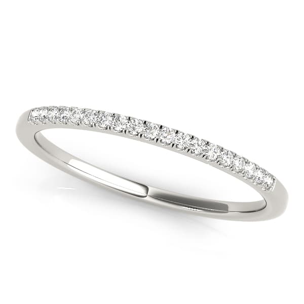 Split Prong Set Wedding Bands (1/4 ct. tw.) — View 1