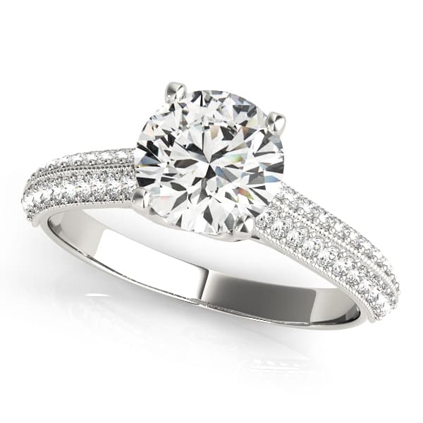 Engagement Ring — style 51062 in 10k White Gold