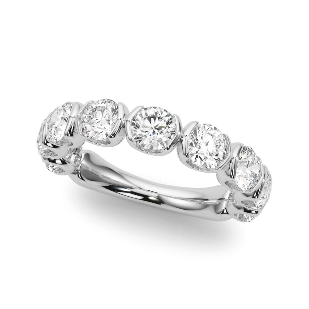 Bar Set Wedding Band — .30 CT (2.7 ct. tw.) — View 1