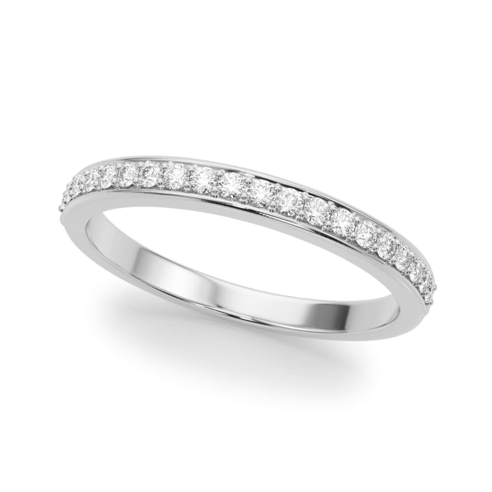 Halfway Channel Set Wedding Band (0.2 ct. tw.) — View 1