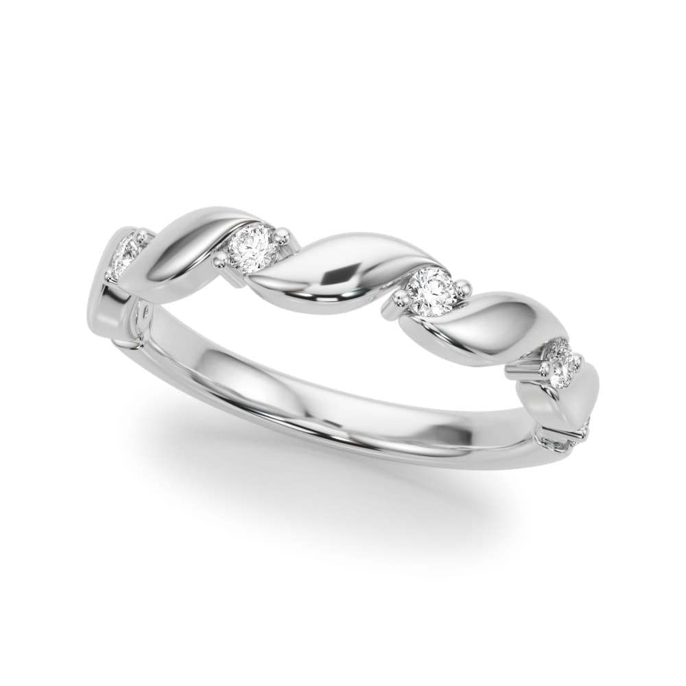 Twisting Wedding Band (0.21 ct. tw.) — View 1