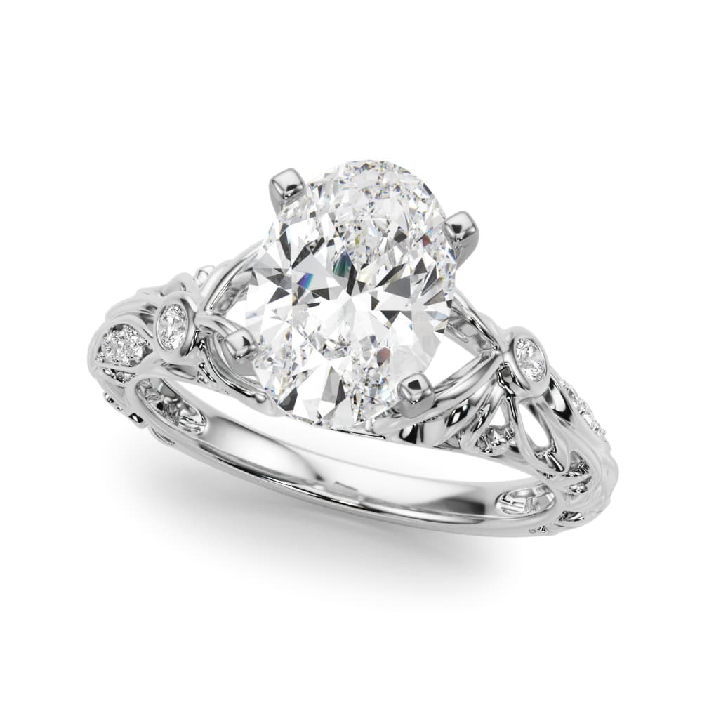 Engagement — style 51359 in 10k White Gold