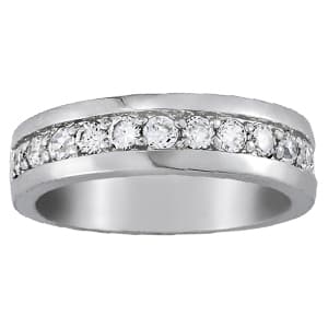 Channel Band Gents Ring (0.84 ct. tw.) — View 1