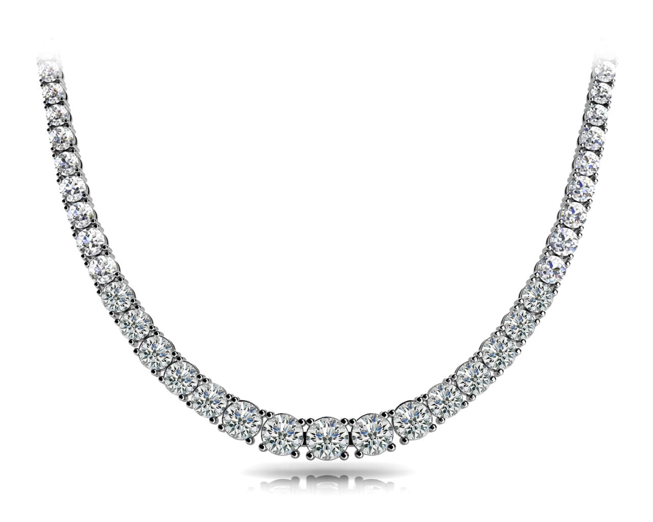 Traditional Graduated basket s — 14 CT (14 ct. tw.) — White Gold