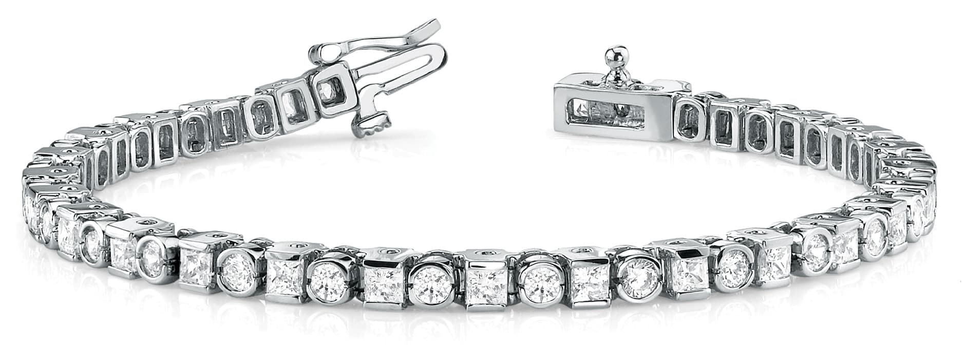 Bracelet — 4 CT (4.05 ct. tw.) — White Gold