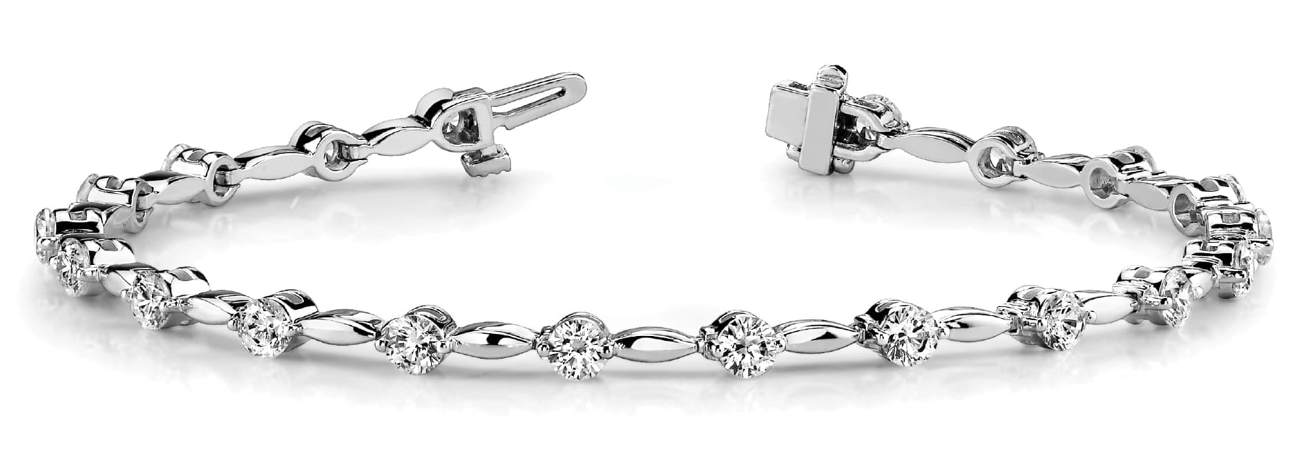 Bracelet (2 ct. tw.) — White Gold