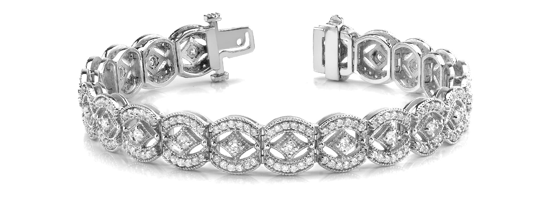Bracelet (4.08 ct. tw.) — White Gold