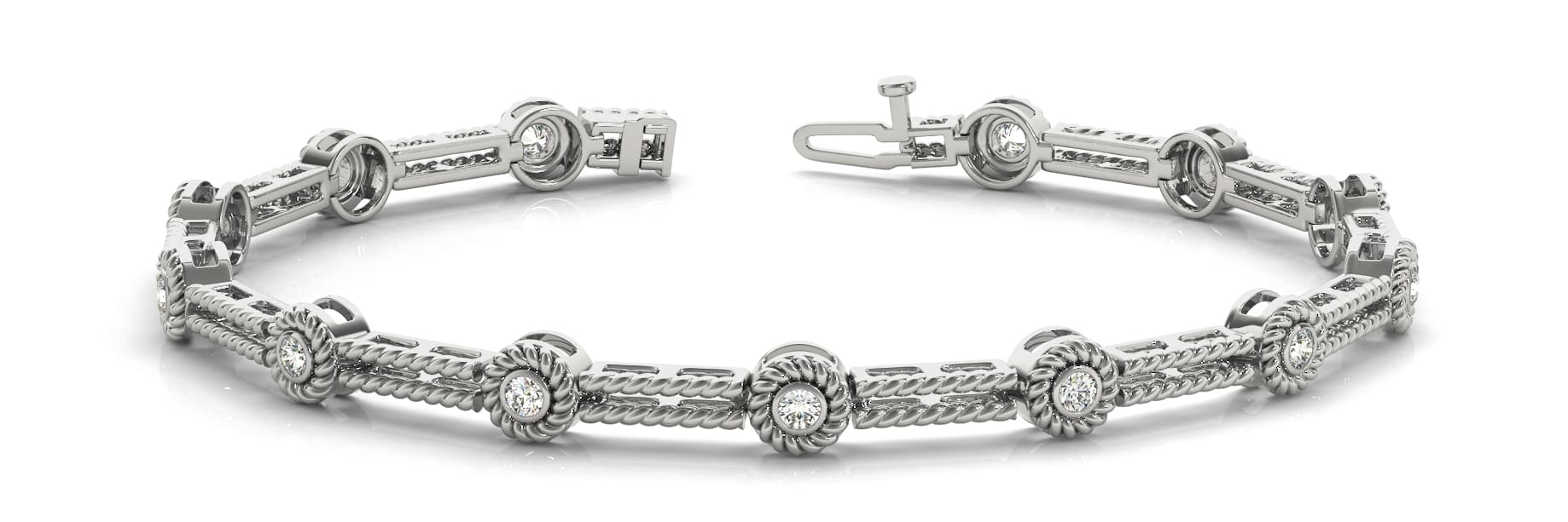 Bracelet (1/4 ct. tw.) — White Gold