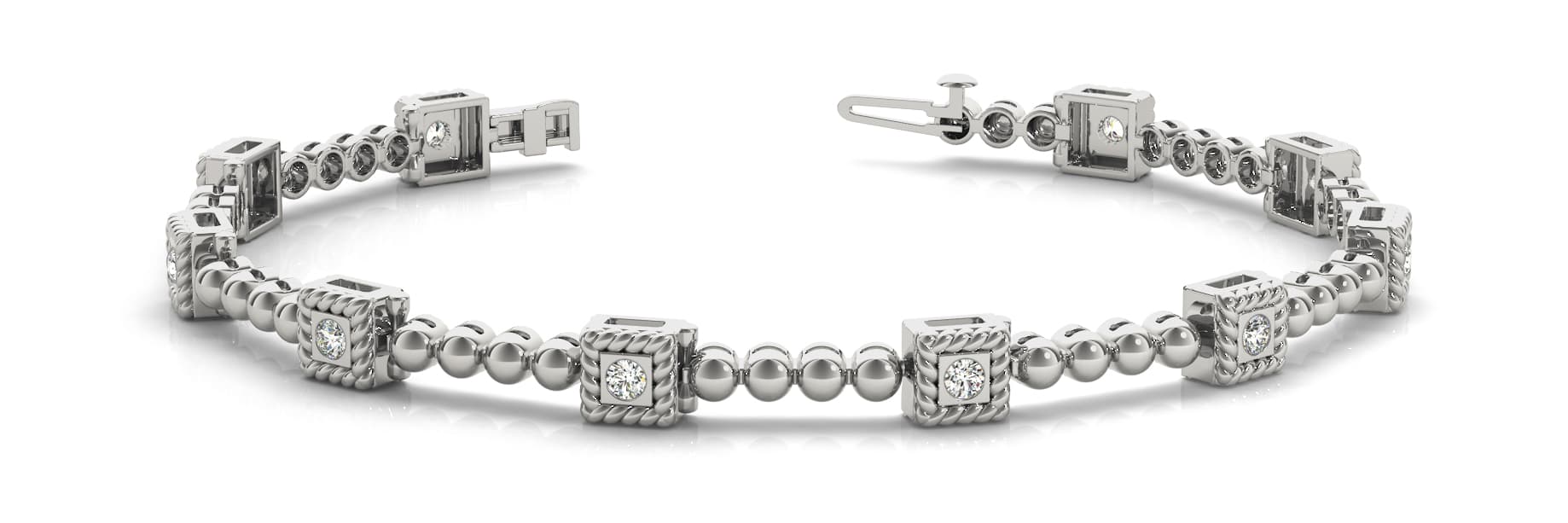Bracelet (0.2 ct. tw.) — White Gold