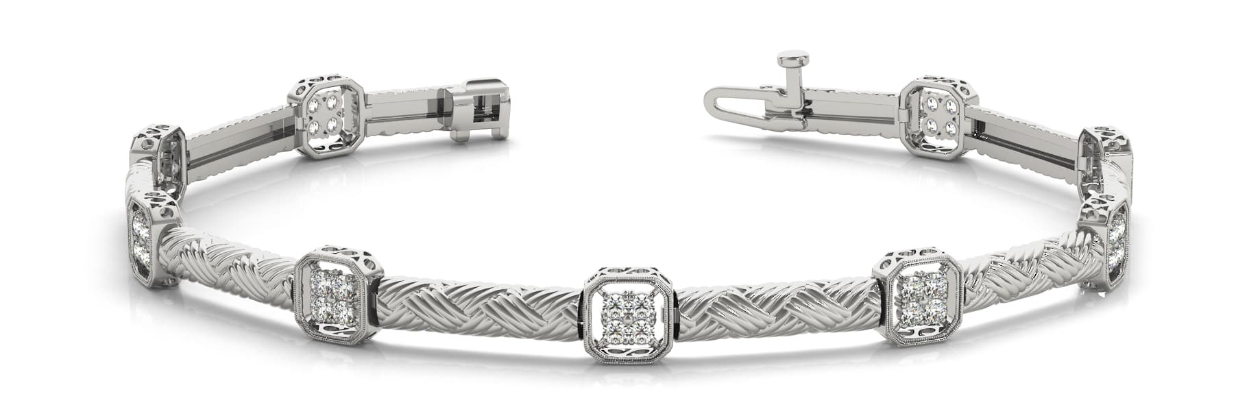 Bracelet (0.96 ct. tw.) — White Gold