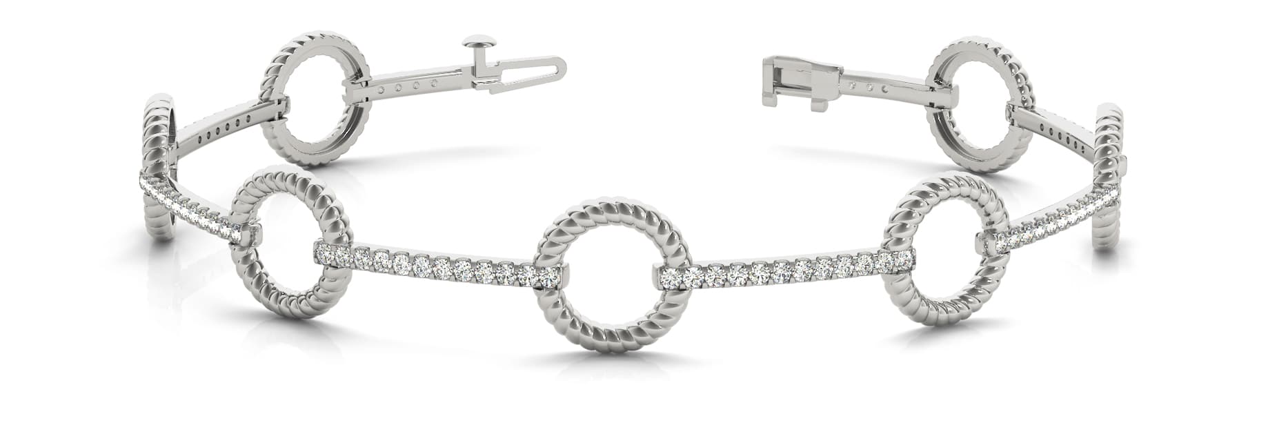 Bracelet (0.92 ct. tw.) — White Gold
