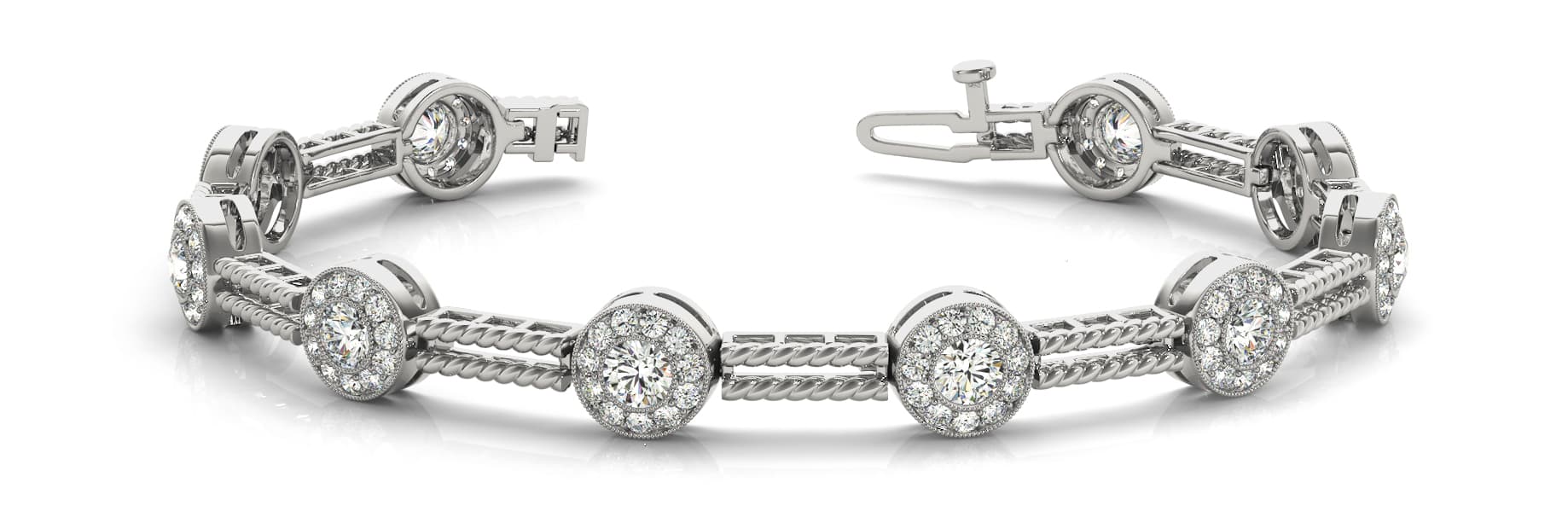 Bracelet (1.9 ct. tw.) — White Gold