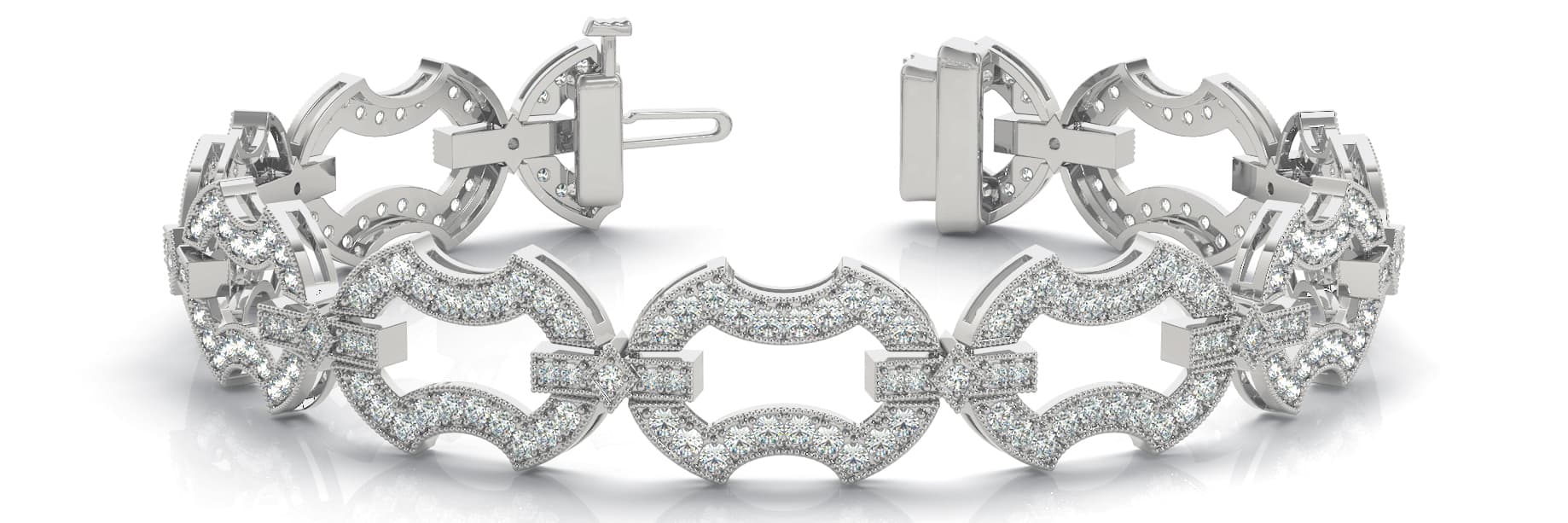 Couture Fashion Bracelet (2.45 ct. tw.) — White Gold