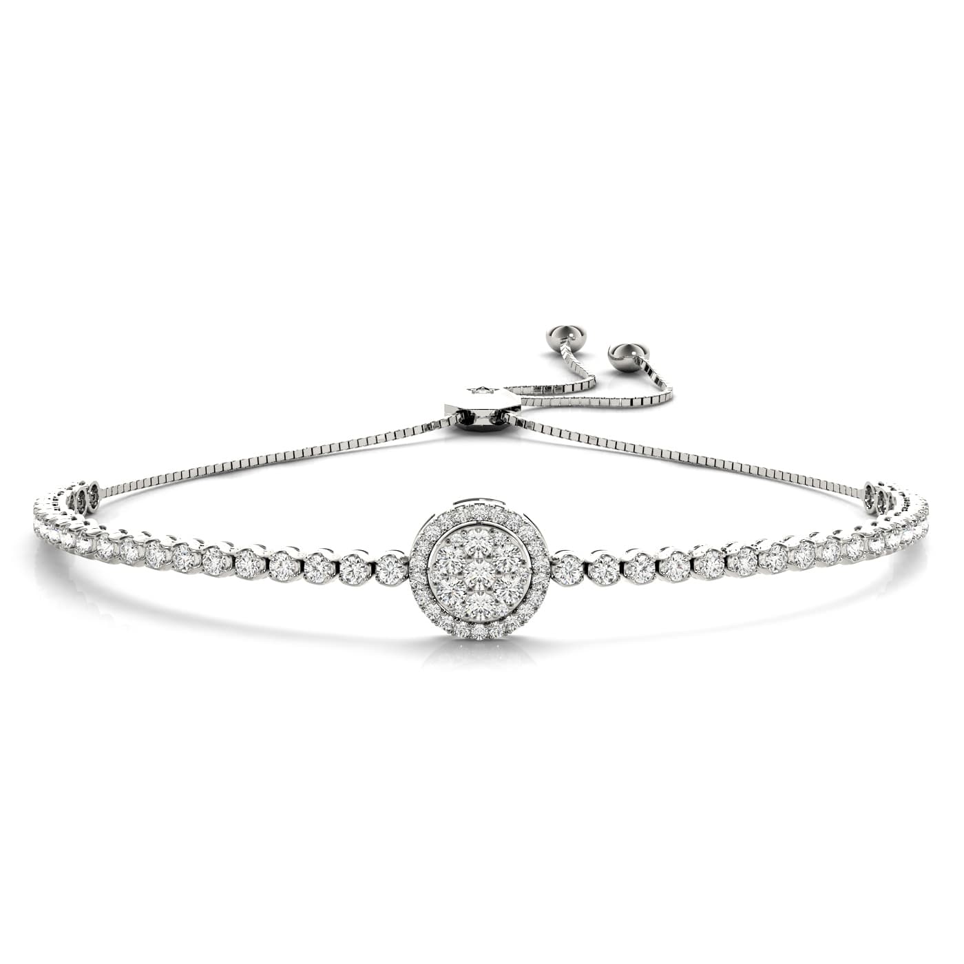 Cluster Bolo Bracelets (1 2/3 ct. tw.) — View 1