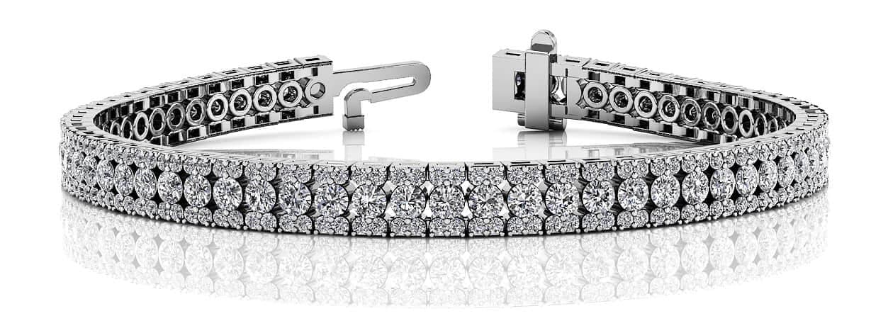 Bracelet (7.06 ct. tw.) — White Gold