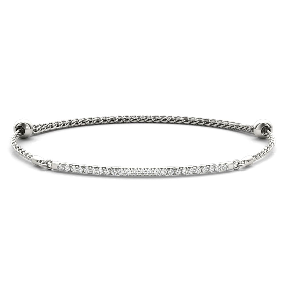 Adjustable Single Row Bracelet (1/4 ct. tw.) — View 1