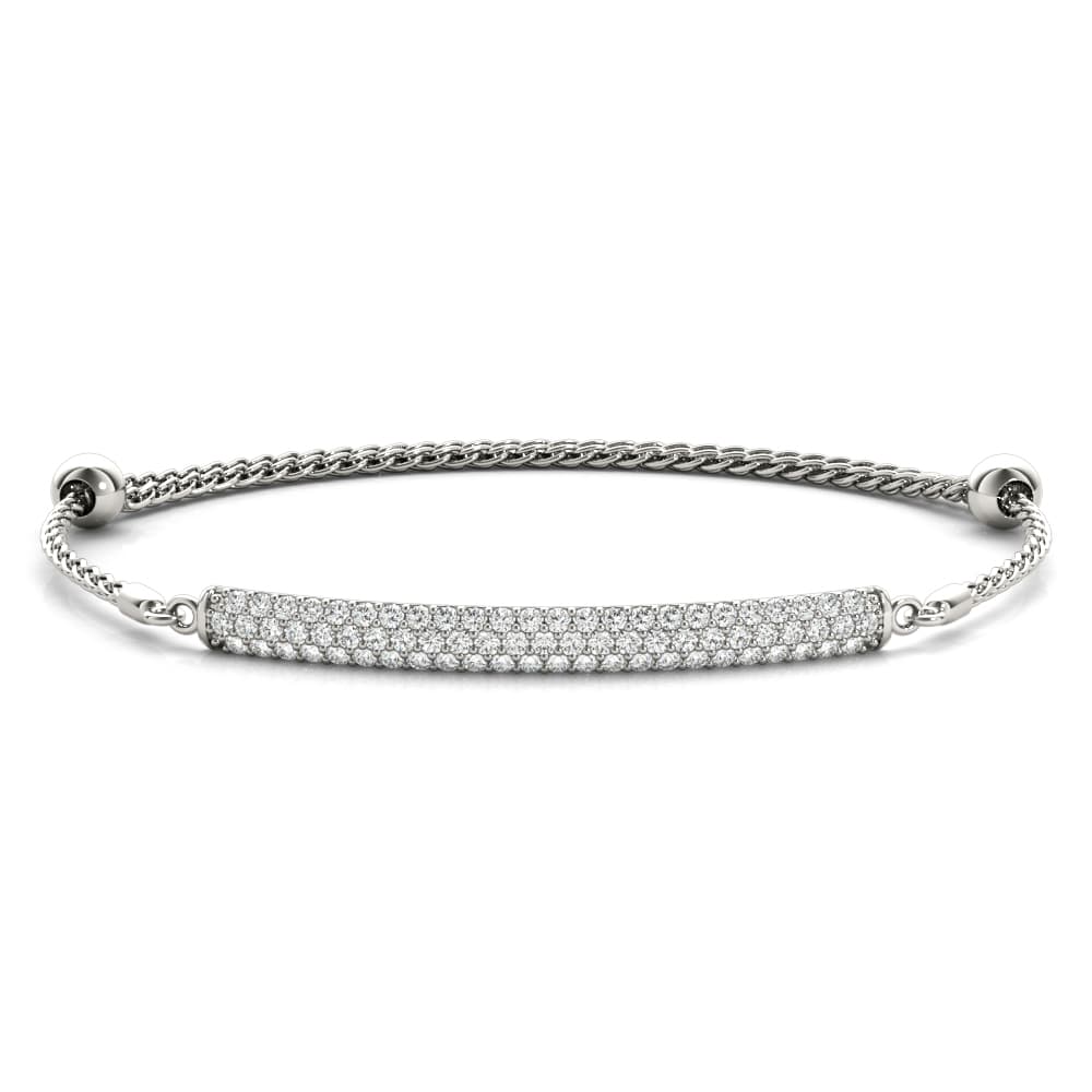 Adjustable Pavé Bar Bracelet (0.73 ct. tw.) — View 1