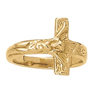 Religious Cross Fashion Ring — View 1