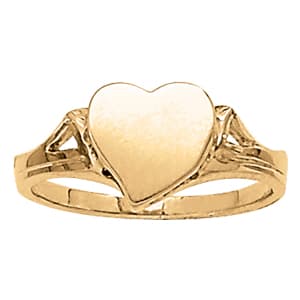 Heart Shape Fashion Ring — View 1