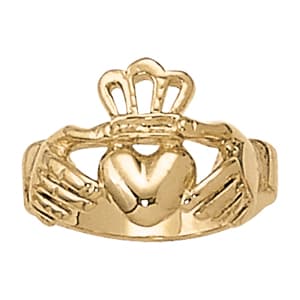 Religious Claddagh Fashion Rings — View 1