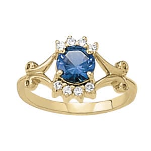 Round Color Ring (0.16 ct. tw.) — View 1