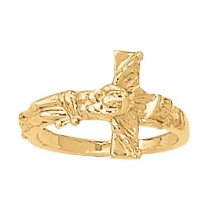 Religious Cross Fashion Ring — View 1