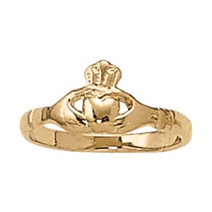 Religious Claddagh Fashion Ring — View 1