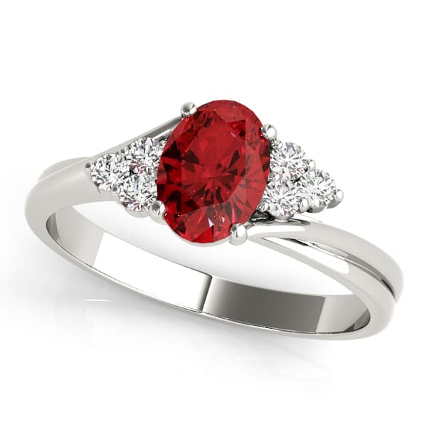 Color Rings Oval — 11X9 MM (0.18 ct. tw.) — View 1