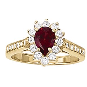 Color Rings Pear (0.41 ct. tw.) — View 1