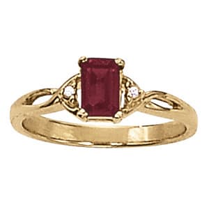 Color Rings Emerald (0.03 ct. tw.) — View 1