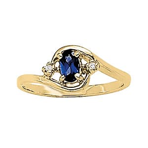 Color Rings Oval (0.02 ct. tw.) — View 1